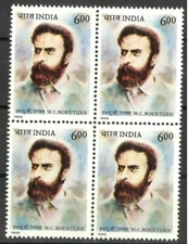 India 1995 Wilhelm Röntgen Germany X Rays  Medicine Health Physicist B;k/4 MNH