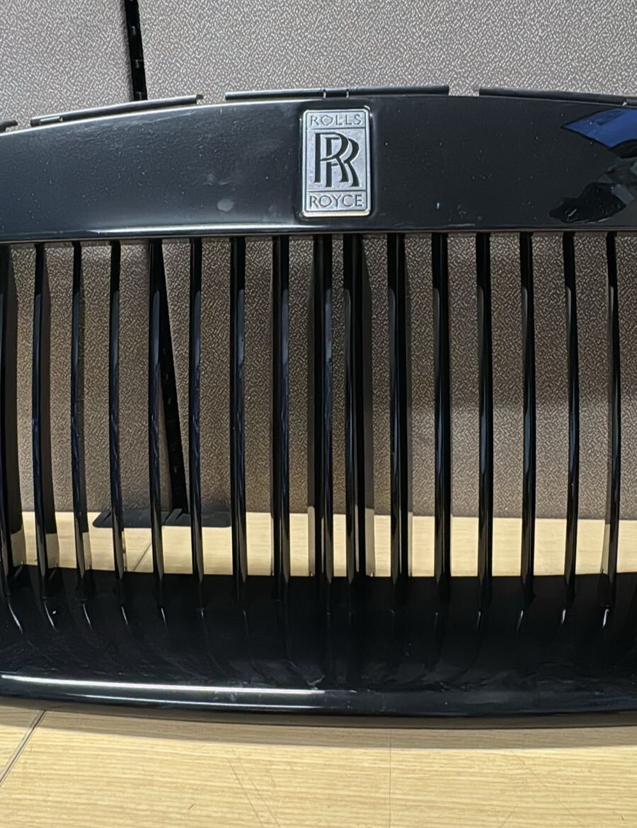 ROLLS ROYCE WRAITH GHOST DAWN FRONT GRILLE GRILLE OEM Black on Black 2013-2023