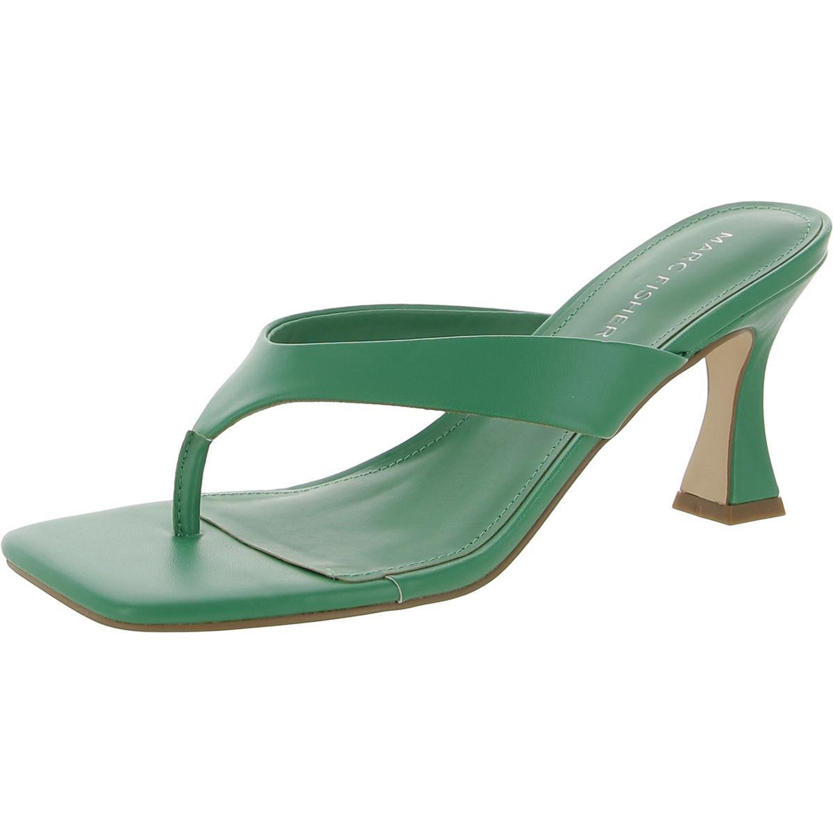 Женские босоножки-стринги Marc Fisher Hunt Green 8 среднего размера (B,M) BHFO 4372