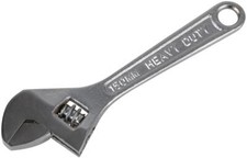 Image of Duratool - D03103 - Adjustable Spanner, Chrome, 6"/150mm