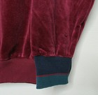 70's Knightsbridge Men Retro Velvet Velour Pullover Polo Disco Shirt L USA made — photo 4
