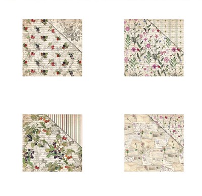 Fabscraps Mother Earth 1x Scrapbooking Papier 12''X12'' Mutter Erde 30,5x30,5 cm