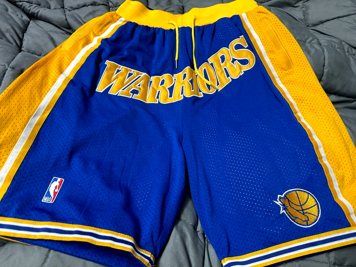 Golden State Warriors JUST DON 1995-1996 Basketball Shorts Men's