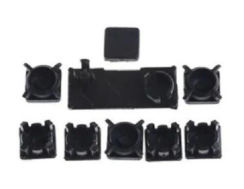 Sony PlayStation PS3 Slim CECH 2xxx 3xxx Juego de Plástico de Repuesto Tapa de Pies de Tornillo Foto 2 de 4