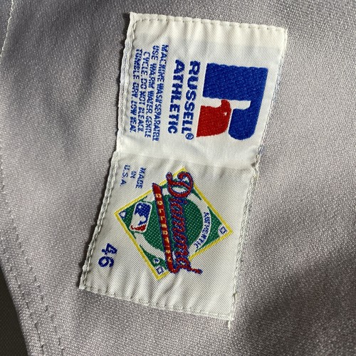 Pat Corrales Atlanta Braves Coach Game Jersey 125th MLB Patch Size 46 Russell - Picture 5 of 5