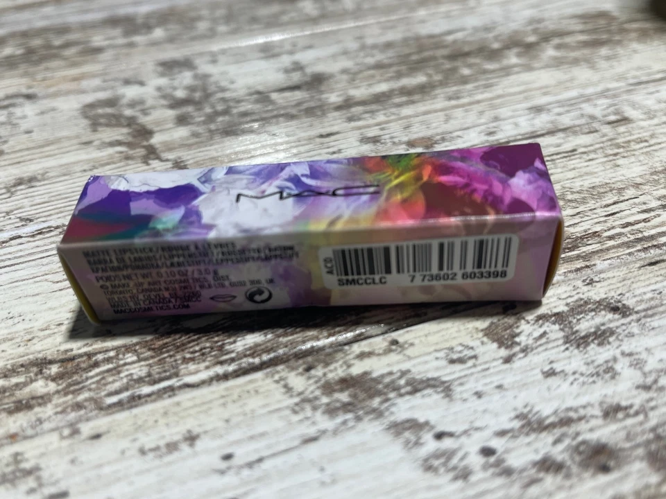 MAC Botanic Panic Matte Lipstick 0.10 oz, La-Di-Dahlia, New in Box - Image 3 of 3