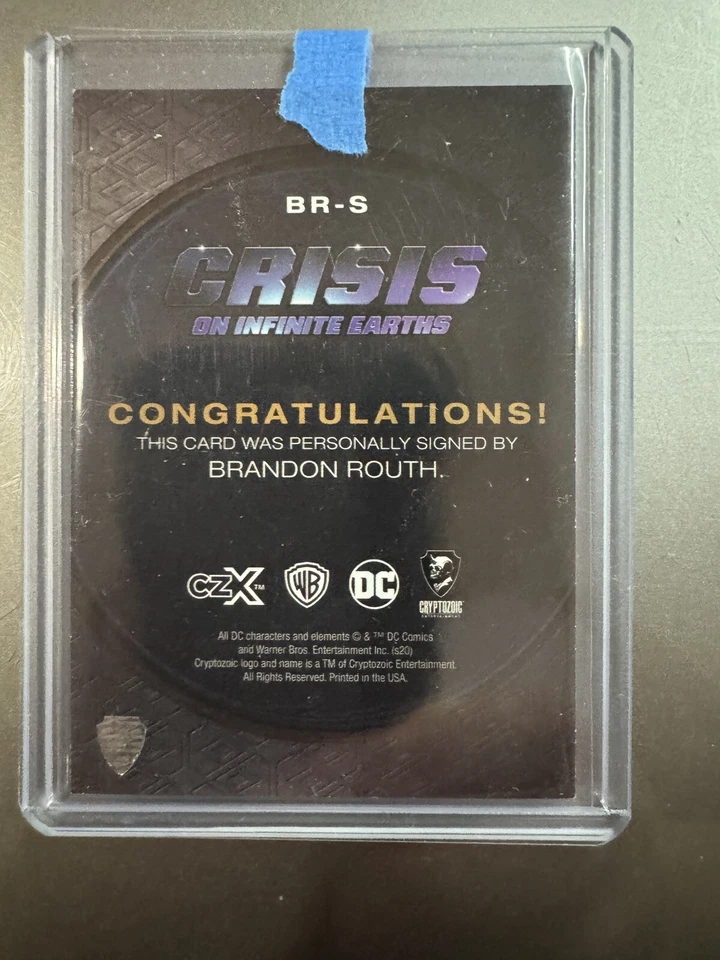 2022 Brandon Routh SUPERMAN Autographed [32/75] CZX CRISIS ON INFINITE EARTHS - Image 2 of 2