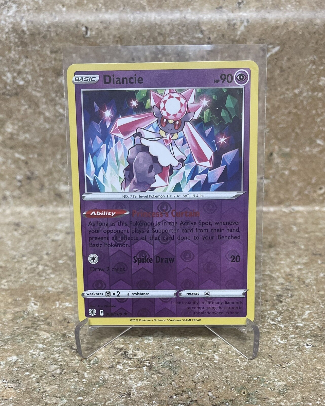 Diancie 068/189 Reverse Holo Rare Astral Radiance Pokémon TCG NM eBay