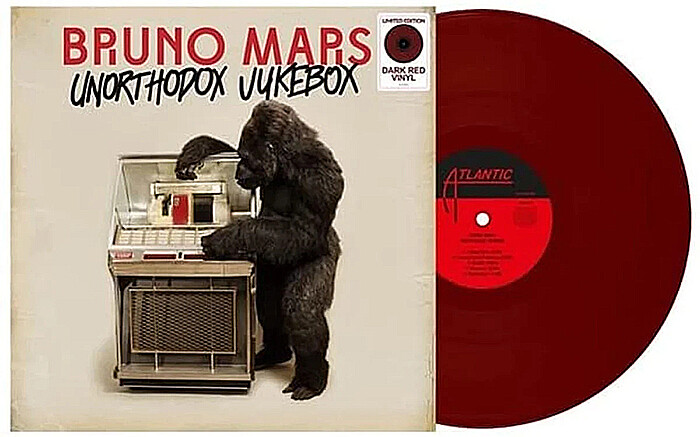 BRUNO MARS - UNORTHODOX JUKEBOX, 2022 EU LIMITED EDN DARK RED