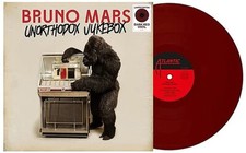BRUNO MARS - UNORTHODOX JUKEBOX, 2022 EU LIMITED EDN DARK RED vinyl LP, SEALED 