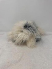 White  Gray DOG 11" Plush Toy by A  A Plush Inc