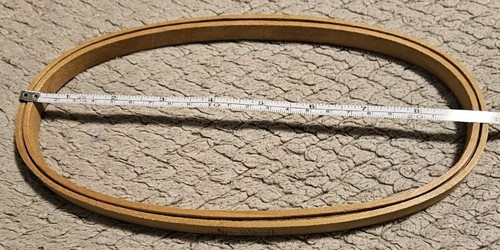 Oval Knitting Hoop 8 Inches Wood - Picture 6 of 7