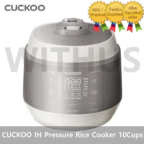 CUCKOO CRP-KHTAS1010FWM All Stainless Twin Pressure Rice Cooker 10Cups 220V=
