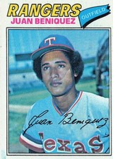 Juan Beniquez 1977 TOPPS Baseball Card #81