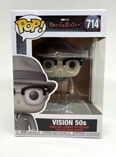 NEW! Funko POP! Marvel Studios: Wanda Vision VISION 50s Figure #714 w/ Protector
