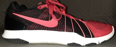 Nike Mens Flex Train Aver Red Black White Shoes Size US 13, UK 12, EUR 47.5