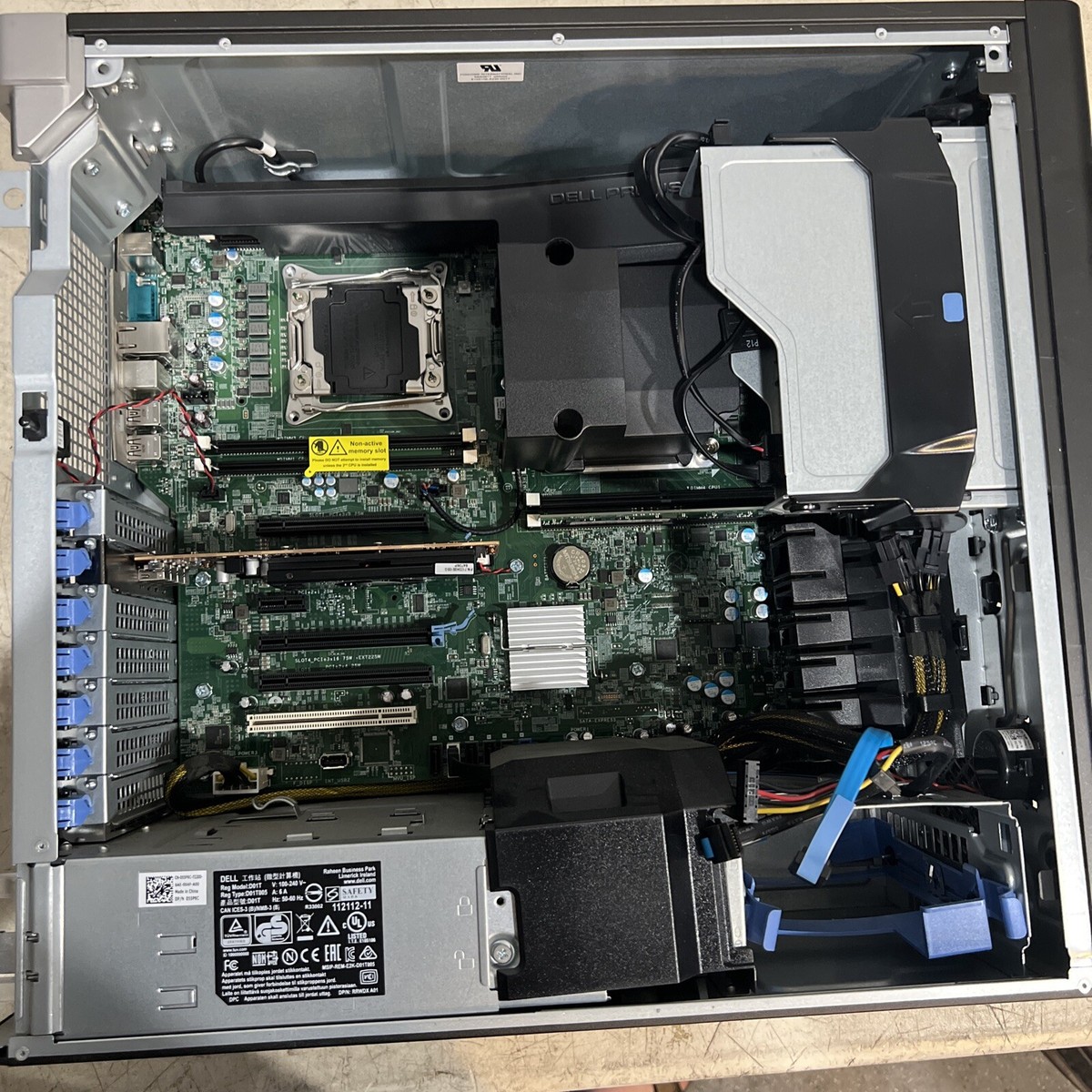 Dell Precision Tower 7810 Intel Xeon E5-2603 v4 Six-Core 1.7GHz 2x4gb no  hdd | eBay