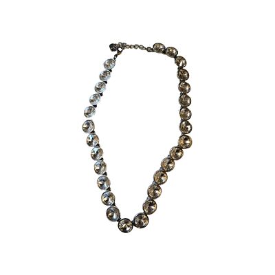 Charter Club Gemstone Fashion Necklace Silver And Clear Color Mother's Day Gift