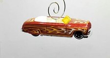 Christmas Ornament for 1949 Mercury MERC Red w/Flames