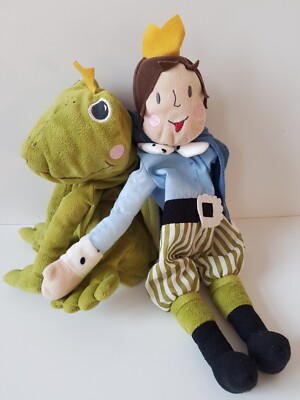 Stofftier Ikea Kvack Prinz und Frosch zum Wenden Plüschtier Kuscheltier