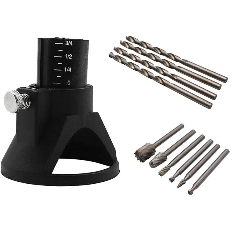 11 Pcs Multipurpose Cutting Guide Kit HSS Routing Router Bits and