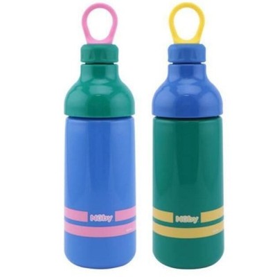 Nuby Trinkflasche 540ml Free-Flow 2er Pack verschiedene Farben Alter 4+ NV04022