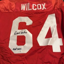 DAVE WILCOX Signed SF 49ERS RED Custom Jersey w/ HOF 2000 Hologram