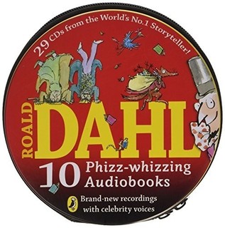 ROALD DAHL 10 PHIZZ=WHIZZING AUDIOBOOKS IN A TIN