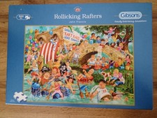 Gibsons 500 XL  Rollicking Rafters  Complete  John Francis Jigsaw Puzzle