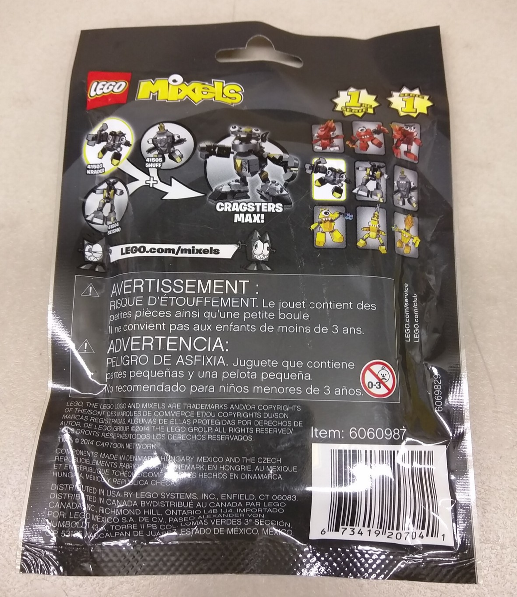 LEGO Mixels 41503 Krader NEW! Series Black Cragster Cartoon