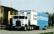 Kentucky Truck Trailer North American Van Lines Continental Postcard A842 Kentucky Truck Trailer North American Van Lines Continental Postcard A842