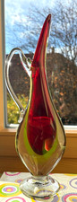 Vase; Glas; Sommerso; Flavio Poli / Seguso; Murano / Venedig / Italien / Italia