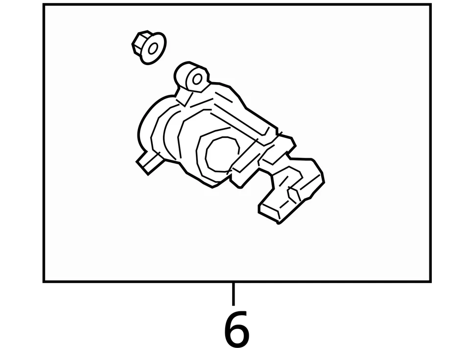 2017-2019 Ford Escape Rear Passenger Right Brake Caliper BAFVW - Image 4 of 4