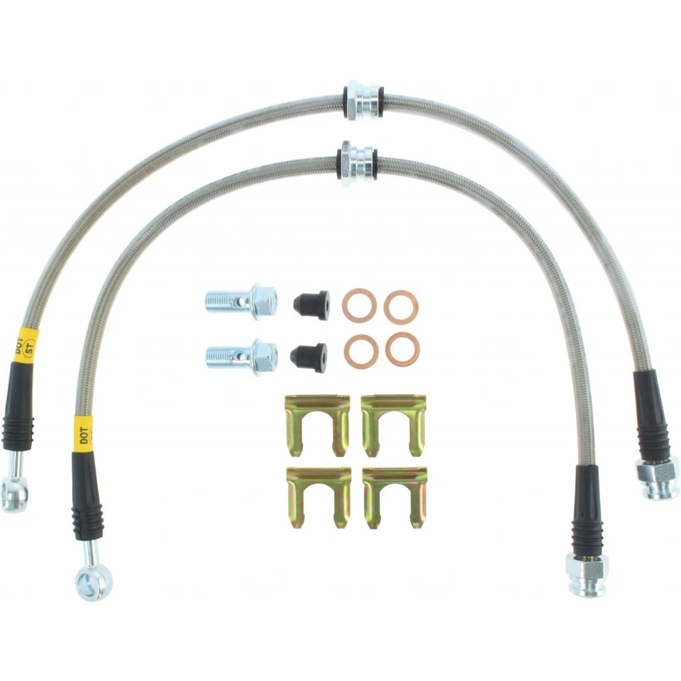StopTech For Dodge Stratus 2001 2002 2003 2004 2005 Brake Lines Front - Image 2 of 4