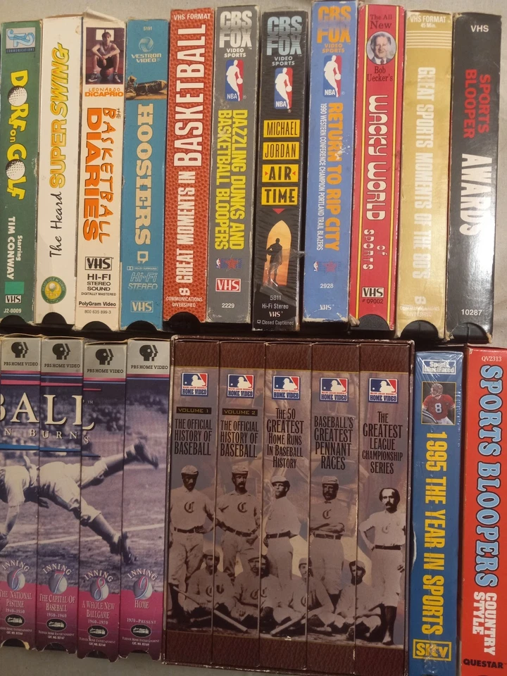 44 Sports - VHS Lot - Hockey, Golf, Baseball, Basketball, Football, Sports Hits - Image 4 of 4