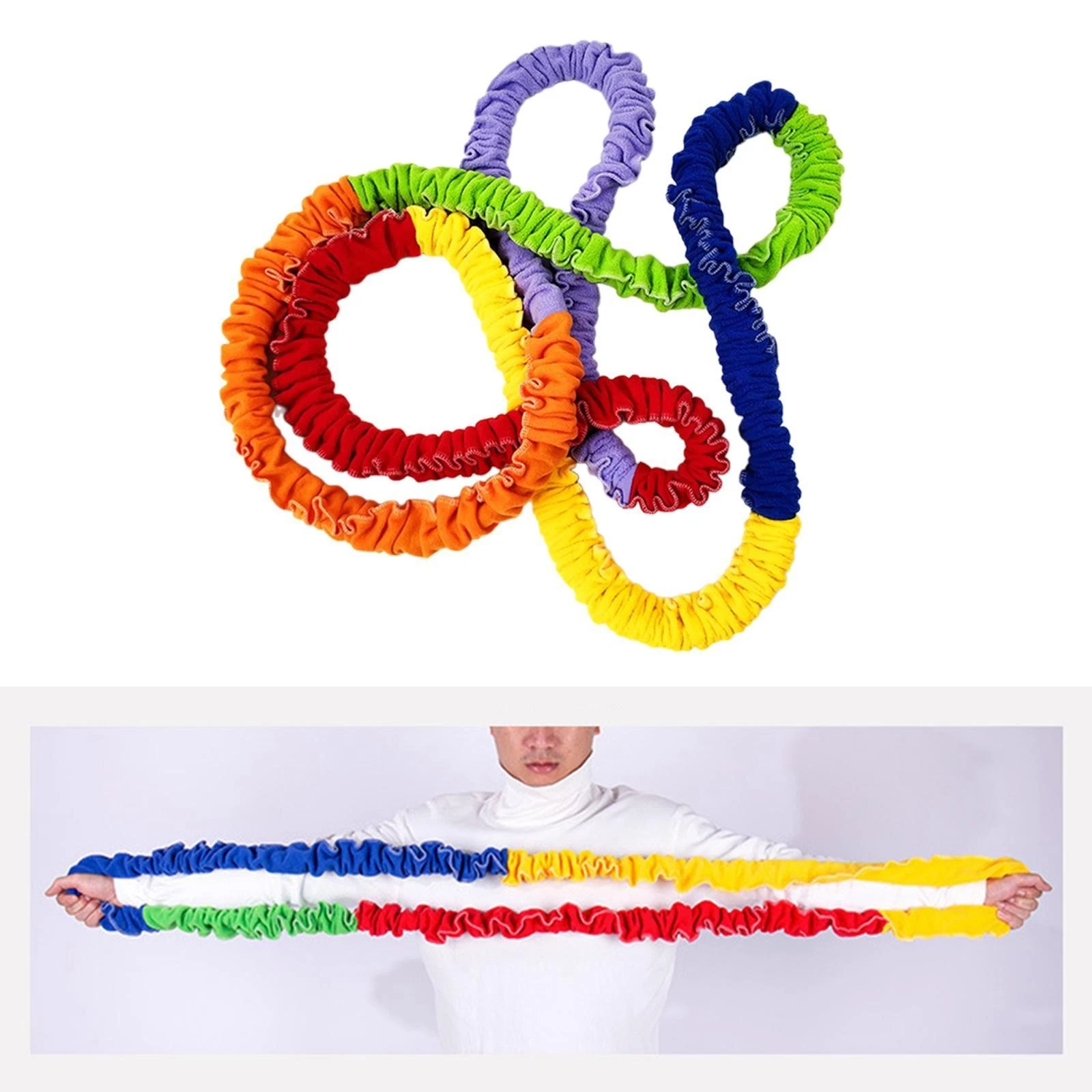 Cooperative Stretch Rope Multiplayer Lightweight Cooperative Play Parent Child
