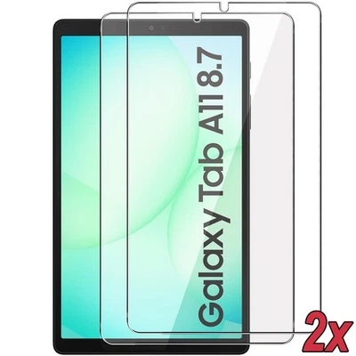 2x 9H Panzerfolie Glas für Samsung Galaxy Tab A11 8.7 2025 / Tab A9 8.7 2023 - Bild 1 von 4