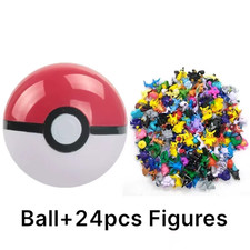 24Pc Pokemon Action Figures + Pokeball Toys Kids Birthday Present Gift