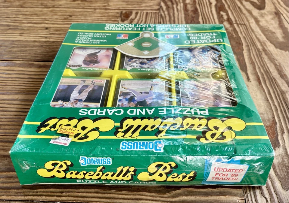 1989 Donruss BASEBALLS BEST Puzzle & Cards TOP STARS & ROOKIES Complete Set NEW - Image 2 of 4