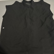 FIGS Technical Collection Black Scrub Set Top  Bottom Size M Poly/Spandex