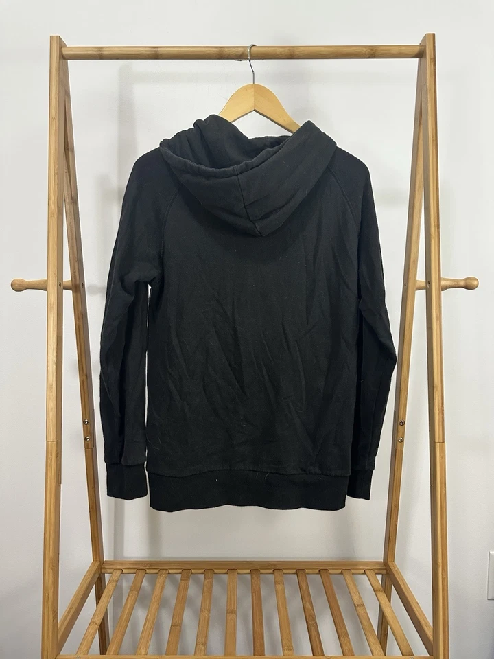 De Colección Puño de Hierro Y2K Esqueleto Calavera Cara Grande Cremallera Completa Gótica Sudadera con Capucha Talla M Foto 2 de 4