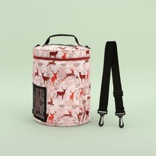 Woll-Aufbewahrungstasche multifunktional Stricktasche mit Au&szlig;entaschen
