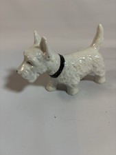Vintage JAPAN White SCOTTIE TERRIER DOG Walking CANINE