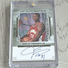 1999-00 Upper Deck Gold Reserve Jason Terry Rookie AUTO RC #JT Hawks Signed