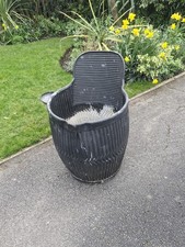 Vintage Galvanised Dolly Tub Garden Planter