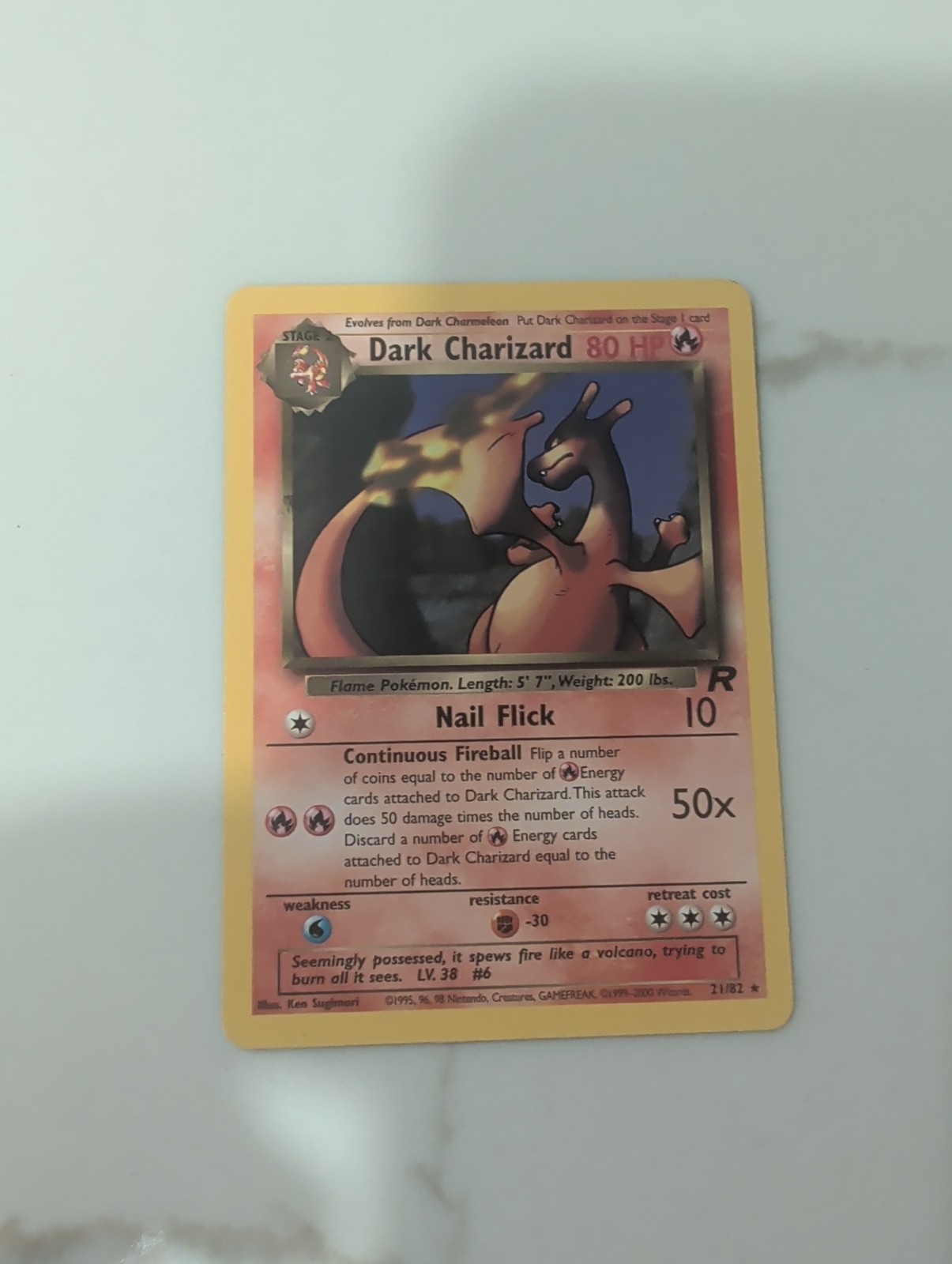Pokemon TCG Rocket / Dark Charizard 21/82