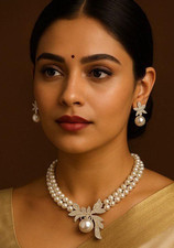 FY 166 New Indian Party Wear Ethnic Bridal Ethnin Jewelry Fancy Necklace Set