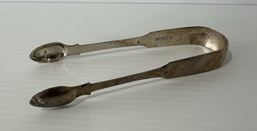 Antique Sterling Silver Sugar Tongs London 1801