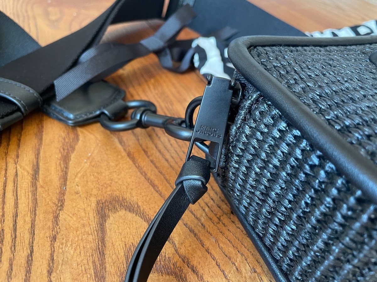 Marc Jacobs / The Straw Snapshot camera bag / Woven Raffia +