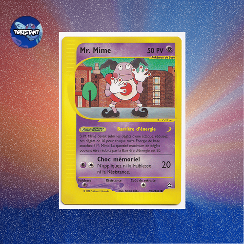 Carte Pokemon M. Mime - 95a/147 - Aquapolis - NM - Foto 1 di 2